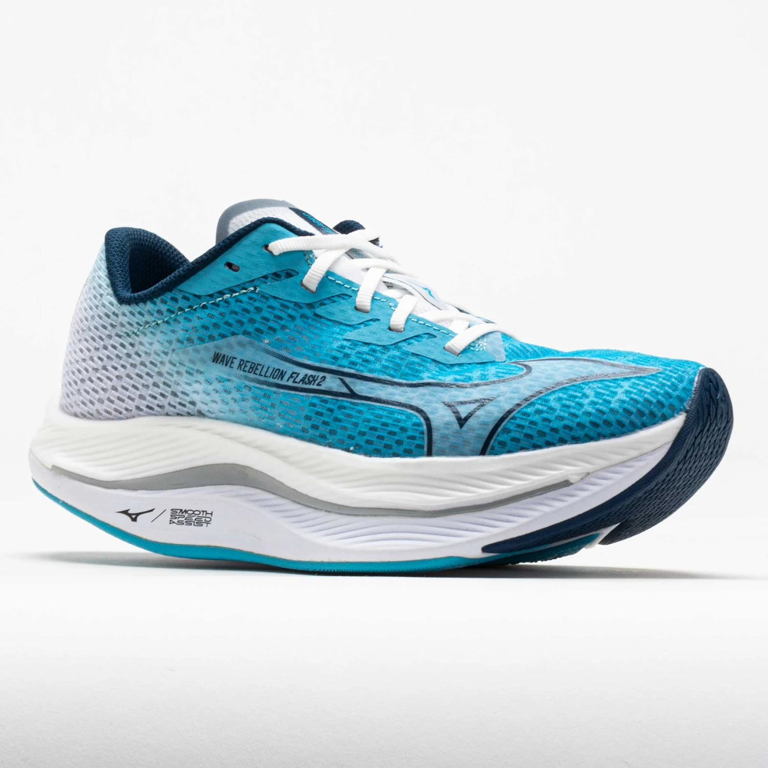 Mizuno Wave Rebellion Flash 2 Women's River Blue/Blue Wing Teal 7 Mizuno Wave Rebellion Flash 2 Women's River Blue/Blue Wing Teal - Image 5