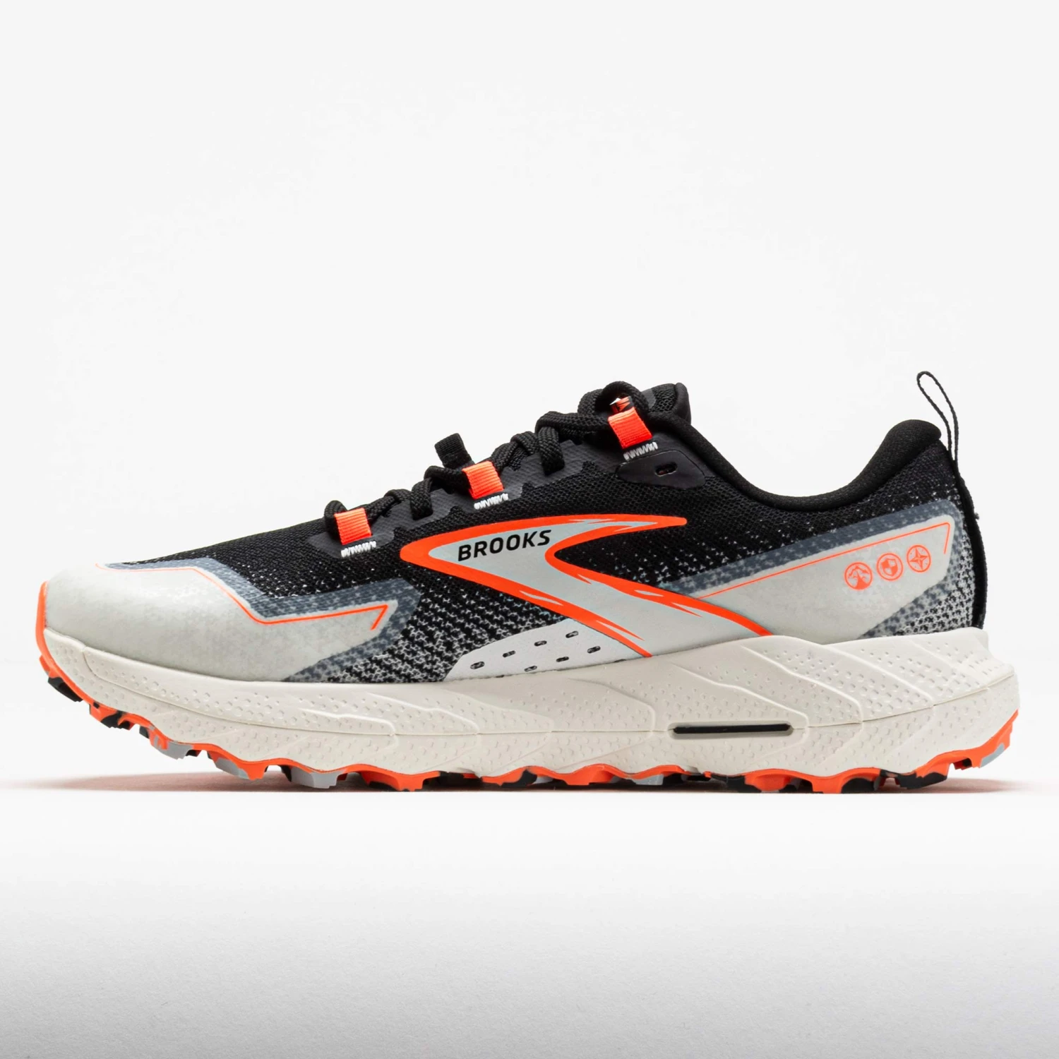 Brooks Cascadia 18 Women's Black/Blue Wash/Flame 4 Brooks Cascadia 18 Women's Black/Blue Wash/Flame - Image 2