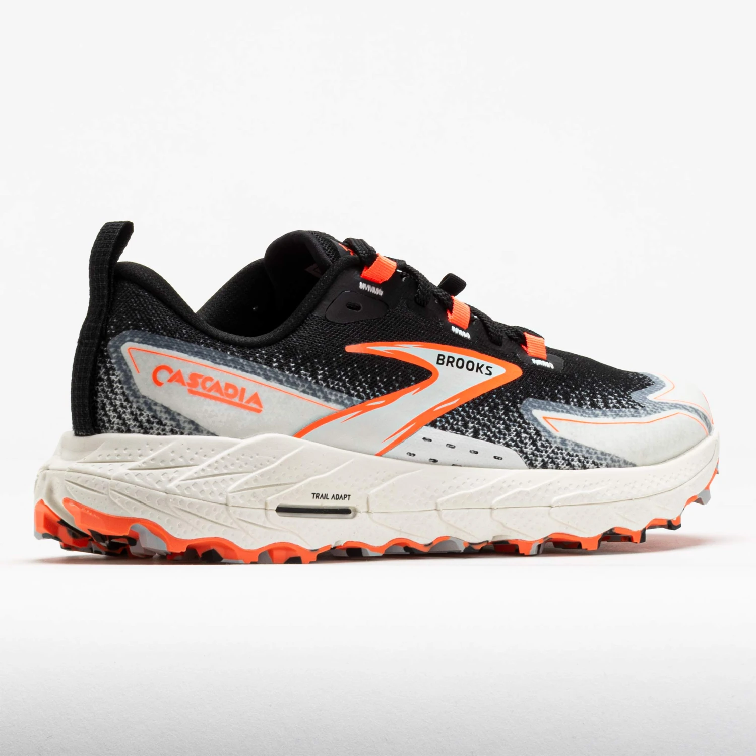 Brooks Cascadia 18 Women's Black/Blue Wash/Flame 8 Brooks Cascadia 18 Women's Black/Blue Wash/Flame - Image 6