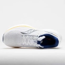 Saucony Ride 18 Men's White/Azurite -Hoka Shoes Sale 042591 2