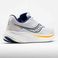 Saucony Ride 18 Men's White/Azurite -Hoka Shoes Sale 042591 6