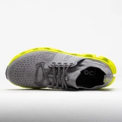 On Running On Cloudswift 4 Men's Alloy/Lime -Hoka Shoes Sale 042623 2