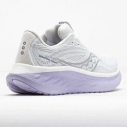 Saucony Ride 18 Women's White/Thistle -Hoka Shoes Sale 043069 6