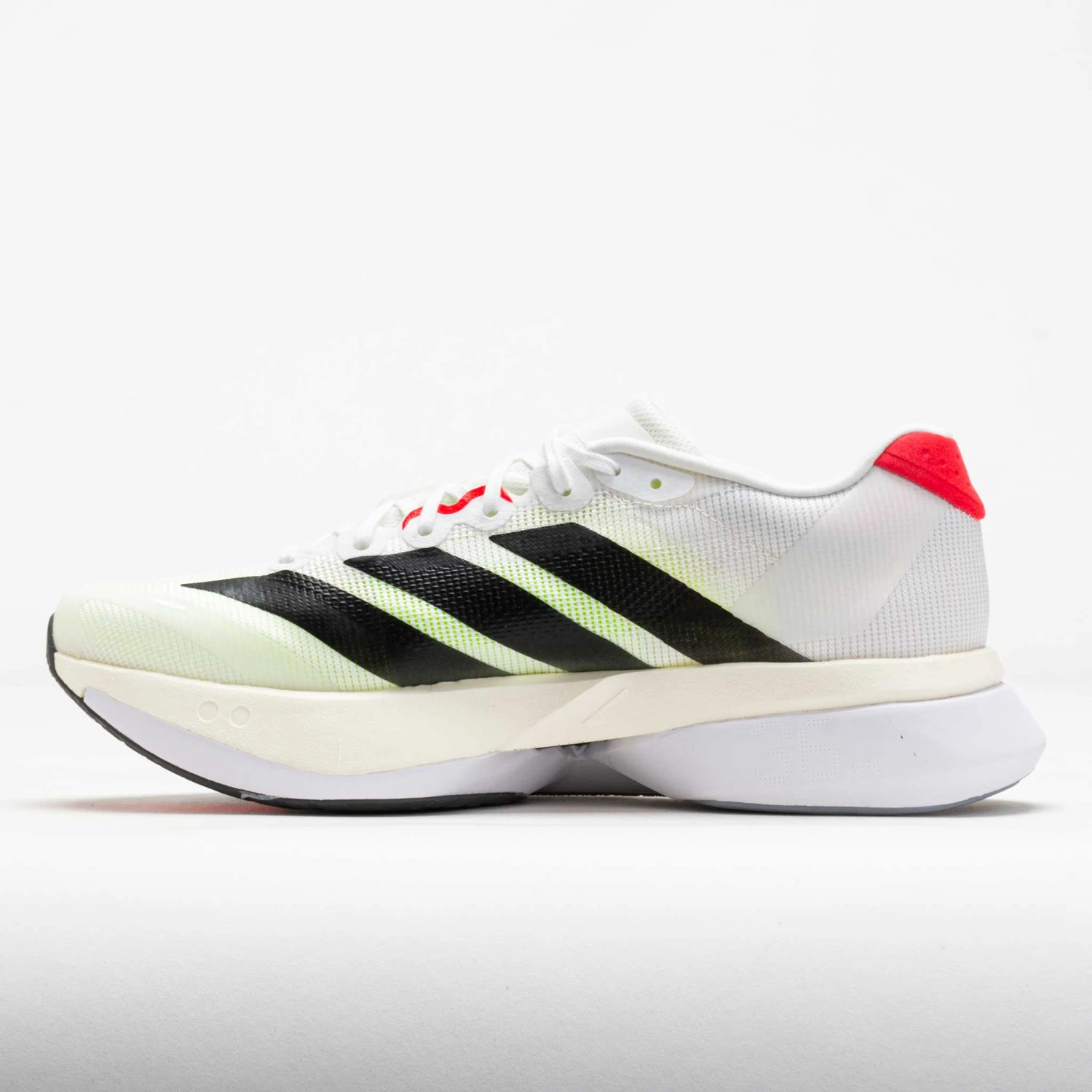 Adidas Adizero Boston 13 Men's White/Core Black/Lucid Red 4 Adidas Adizero Boston 13 Men's White/Core Black/Lucid Red - Image 2