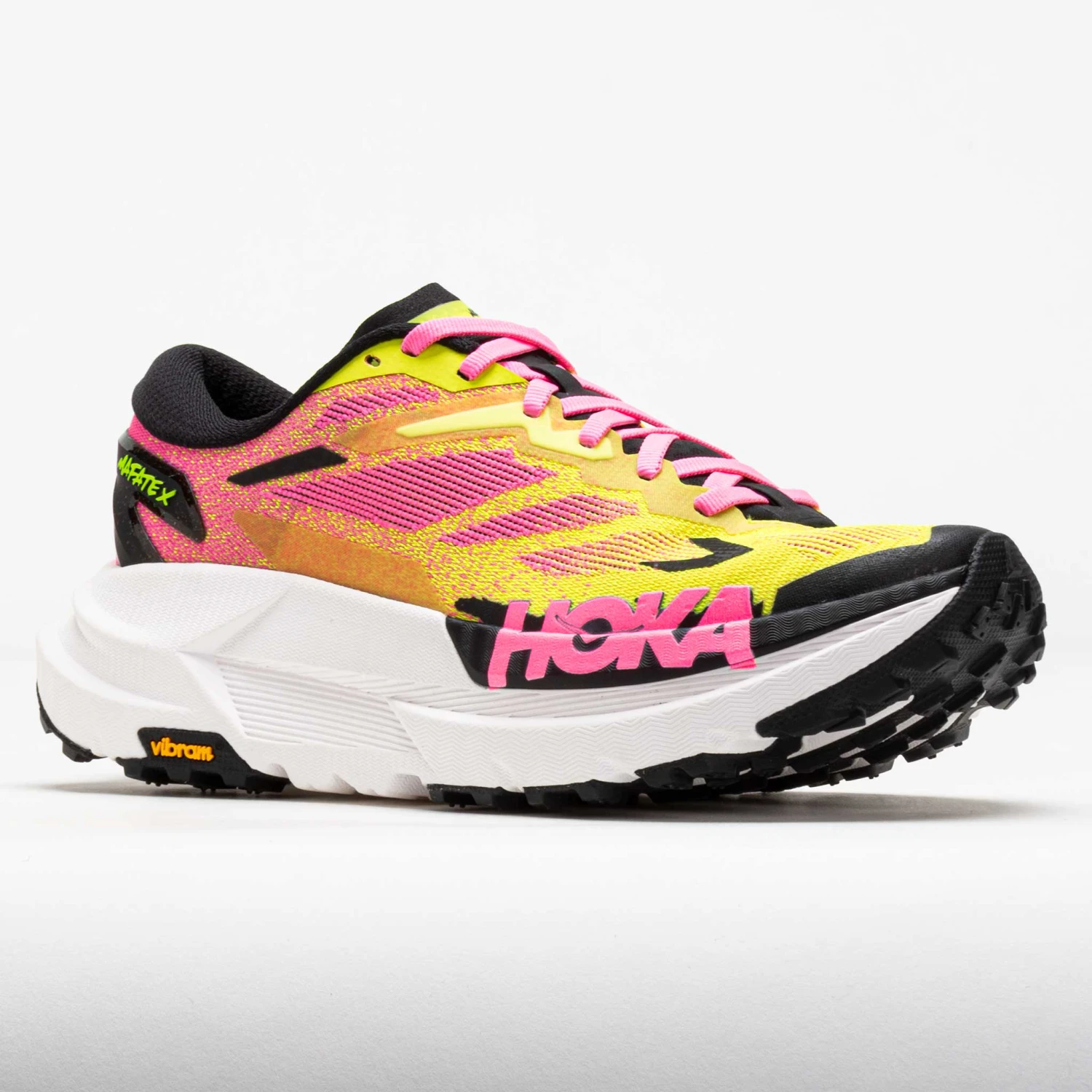 HOKA Mafate X Men's Neon HOKA Citrus/Neon Rose 7 HOKA Mafate X Men's Neon HOKA Citrus/Neon Rose - Image 5
