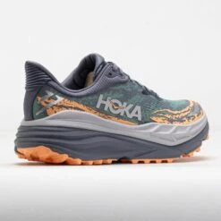HOKA Stinson 7 Women's Grey Skies/Pale Tangerine -Hoka Shoes Sale 043335 6