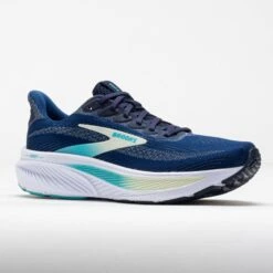 Brooks Ghost 17 Women's Navy/Green/Turquoise -Hoka Shoes Sale 043389 5