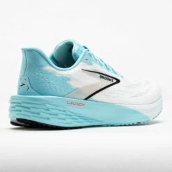 Brooks Launch 11 Women's White/Atomizer/Pink Clay -Hoka Shoes Sale 043425 6