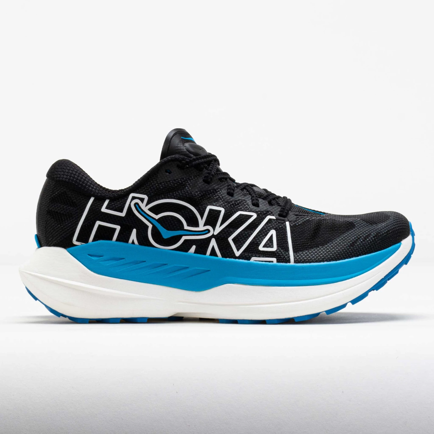 HOKA Rocket X Trail Men's Black/Skyward Blue 3 HOKA Rocket X Trail Men's Black/Skyward Blue