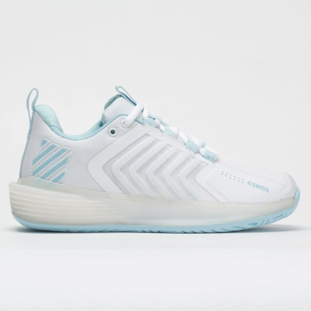 K-Swiss Ultrashot 3 Women's White/Blue Glow 3 K-Swiss Ultrashot 3 Women's White/Blue Glow