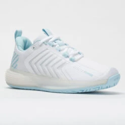 K-Swiss Ultrashot 3 Women's White/Blue Glow 12 K-Swiss Ultrashot 3 Women's White/Blue Glow -Hoka Shoes Sale 116123 5