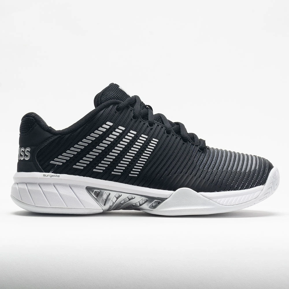K-Swiss Hypercourt Express 2 Women's Black/White/Silver 3 K-Swiss Hypercourt Express 2 Women's Black/White/Silver