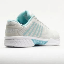 K-Swiss Hypercourt Express 2 Women's Vaporous Gray/White/Blue Glow -Hoka Shoes Sale 117154 6