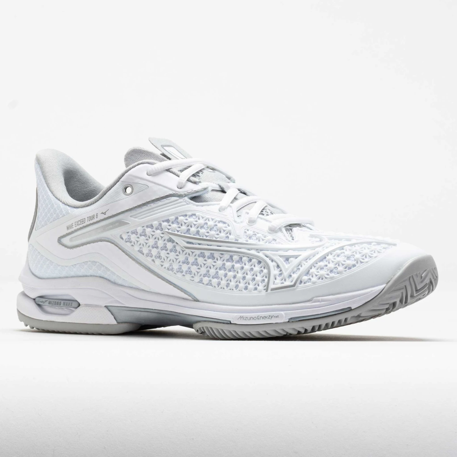 Mizuno Wave Exceed Tour 6 Clay Women's White/Silver 7 Mizuno Wave Exceed Tour 6 Clay Women's White/Silver - Image 5