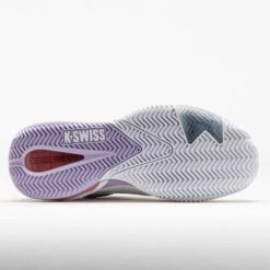 K-Swiss Ultrashot 4 Clay Women's White/Orchid Petal/Neon Blaze -Hoka Shoes Sale 118270 4