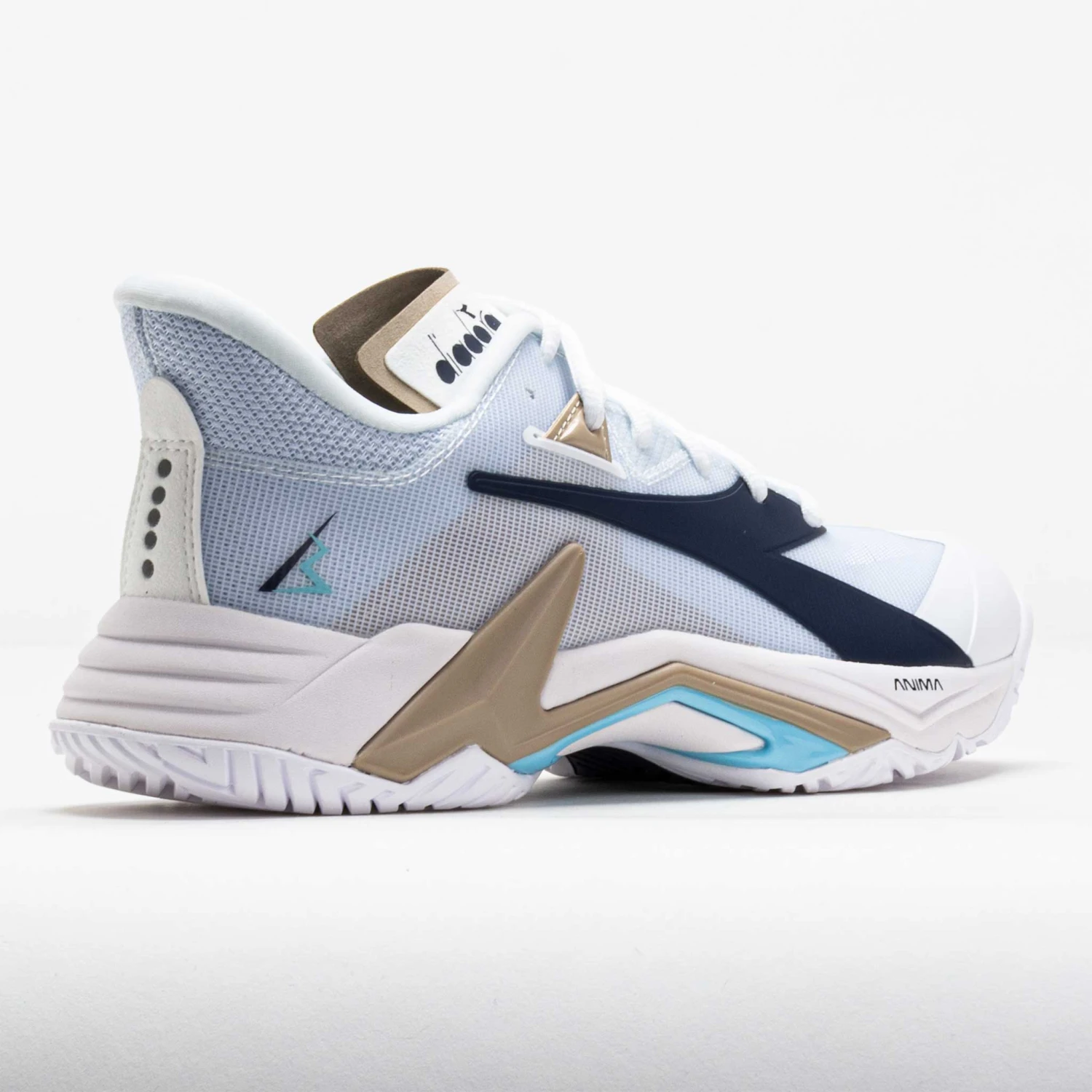 Diadora B.Icon 3 AG Women's White/Blue Corsair 8 Diadora B.Icon 3 AG Women's White/Blue Corsair - Image 6