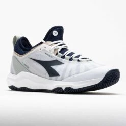 Diadora Speed Blushield Fly 4+ Clay Men's White/Blue Corsair -Hoka Shoes Sale 118332 5