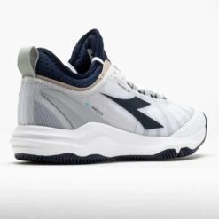 Diadora Speed Blushield Fly 4+ Clay Men's White/Blue Corsair -Hoka Shoes Sale 118332 6