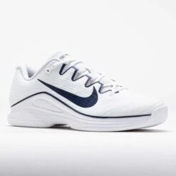 Nike Vapor 12 Premium Men's White/Midnight Navy -Hoka Shoes Sale 118413 5