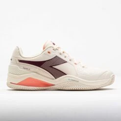 Diadora Blushield Torneo 3 Clay Women's White/Maroon/Desert Flower