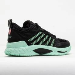 K-Swiss Hypercourt Supreme 2 Women's Black/Neon Mint -Hoka Shoes Sale 118545 6