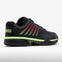 K-Swiss Hypercourt Express 2 Men's Black/Soft Neon Green/Neon Lava -Hoka Shoes Sale 118547 6