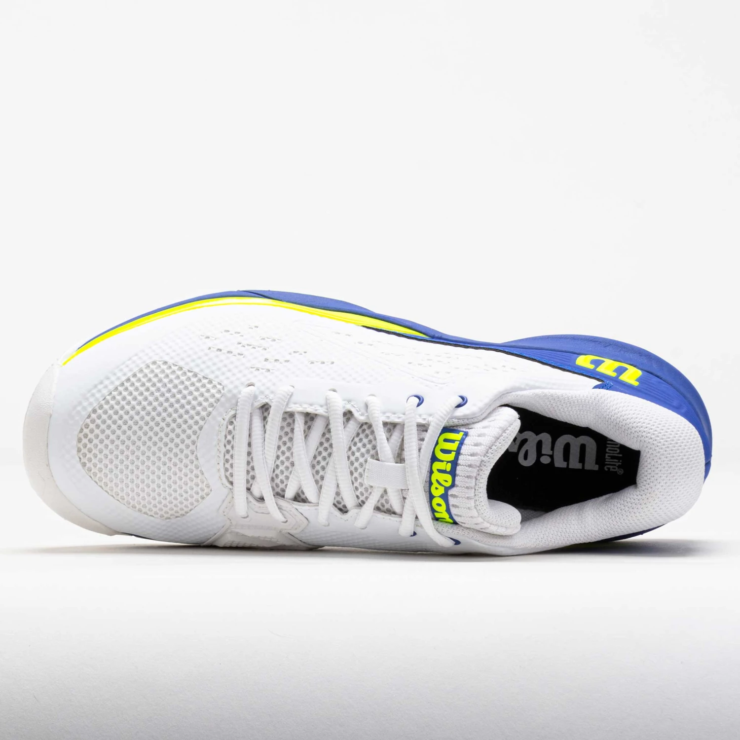 Wilson Rush Pro Ace Men's White/Amparo Blue/Safety Yellow 4 Wilson Rush Pro Ace Men's White/Amparo Blue/Safety Yellow - Image 3