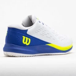 Wilson Rush Pro Ace Men's White/Amparo Blue/Safety Yellow 12 Wilson Rush Pro Ace Men's White/Amparo Blue/Safety Yellow -Hoka Shoes Sale 118757 6