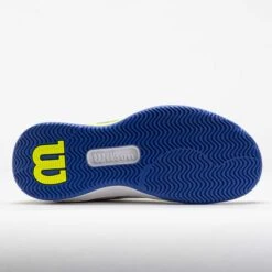 Wilson Intrigue Pro Women's White/Amparo Blue/Safety Yellow -Hoka Shoes Sale 118761 4