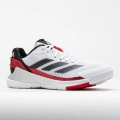 Adidas CrazyQuick LS Men's White/Core Black/Lucid Red -Hoka Shoes Sale 450001 5