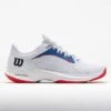 Wilson Hurakn 2.0 Men's White/Deja Vu Blue/Wilson Red -Hoka Shoes Sale 450016 3