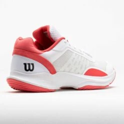 Wilson Hurakn Pro V2 Women's White/White/Dubarry -Hoka Shoes Sale 450074 6