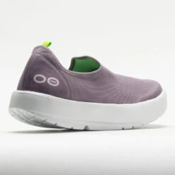 OOFOS OOmg EeZee Women's White/Mauve -Hoka Shoes Sale 631314 6