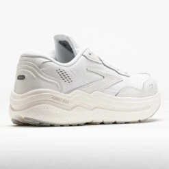 Brooks Ghost Max Leather Men's White/White -Hoka Shoes Sale 631622 6