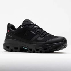 On Running On Cloudrock Low Waterproof Men's Black/Black -Hoka Shoes Sale 631644 5