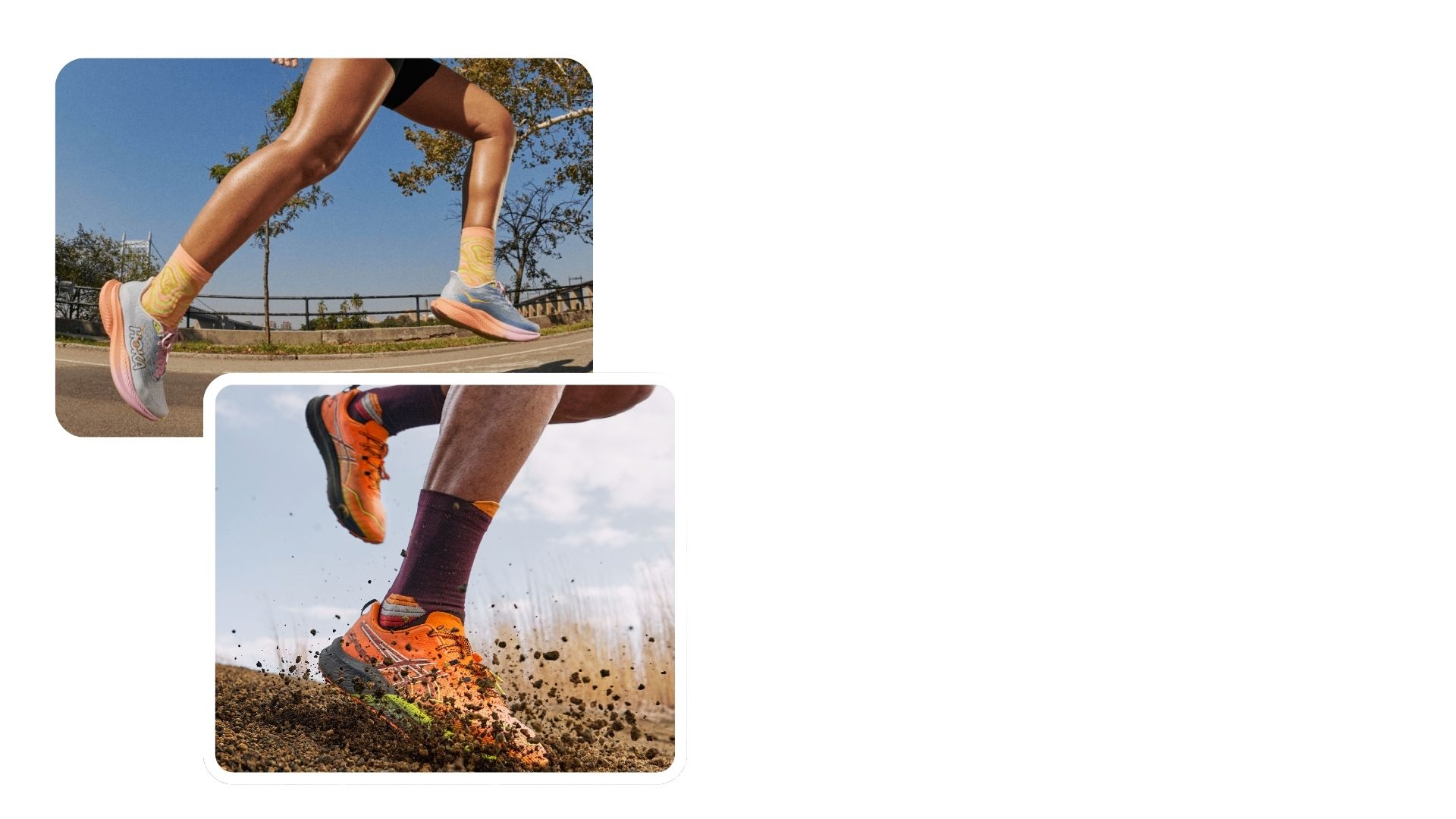 Hoka Shoes Sale -Hoka Shoes Sale Blue and White Modern Footwear Pitch Deck Presentation 1